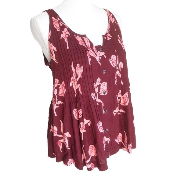 Maeve Anthropologie Diana Floral Swing Tank  Top Size 0 - Picture 3 of 11